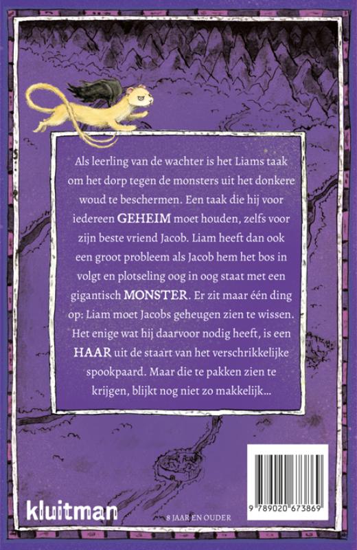 Achterkant van Het verschrikkelijke spookpaard