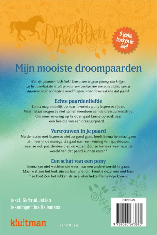 Achterkant van Mijn mooiste droompaarden