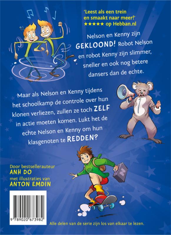 Achterkant van Gekloond!