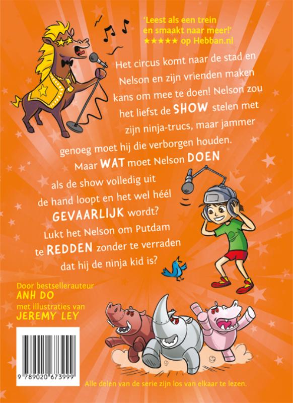 Achterkant van Ninja steelt de show