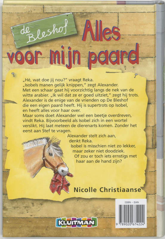 Achterkant van Alles voor mijn paard