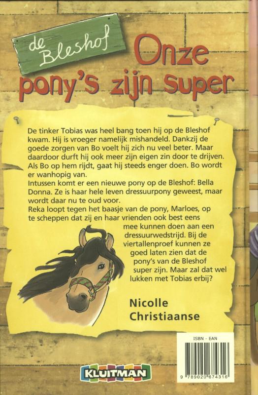Achterkant van Onze pony's zijn super