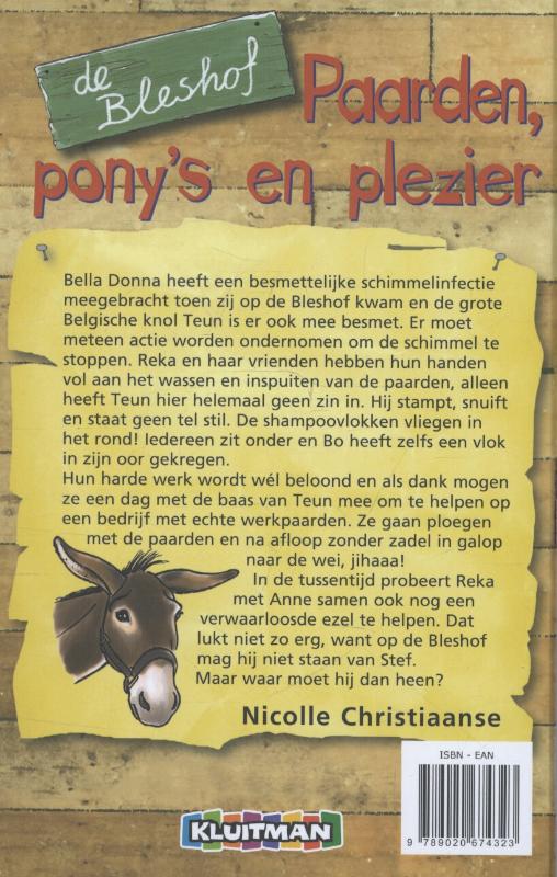 Achterkant van Paarden, pony's en plezier