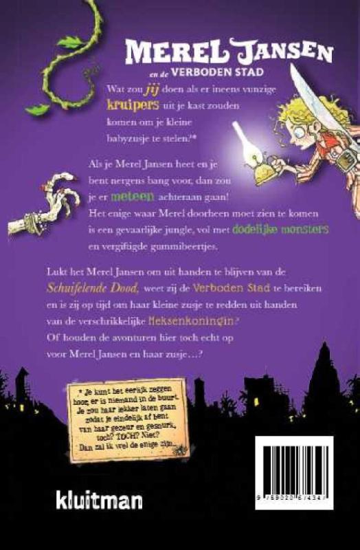 Achterkant van Merel Jansen en de verboden stad