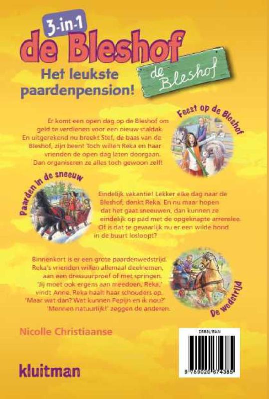 Achterkant van Paarden in de sneeuw; Feest op de Bleshof; De wedstrijd