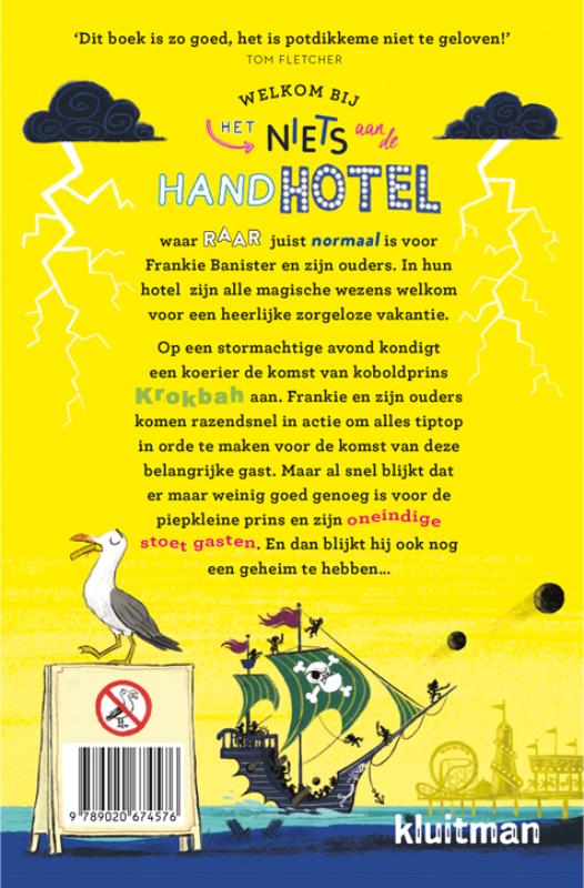 Achterkant van Het niets aan de hand hotel