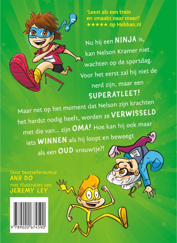 Achterkant van De slechtste ninja ooit