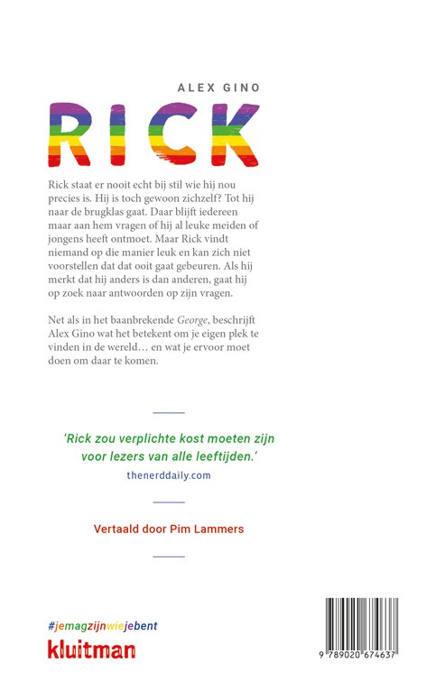 Achterkant van Rick