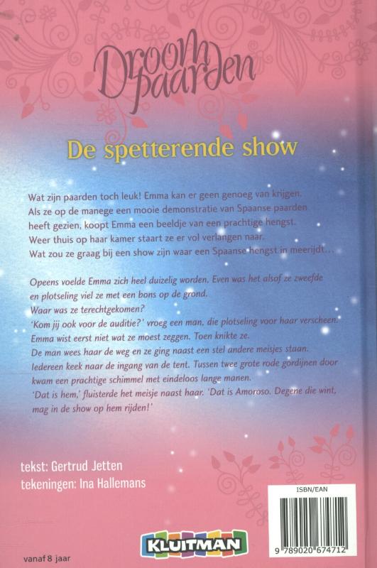 Achterkant van De spetterende show
