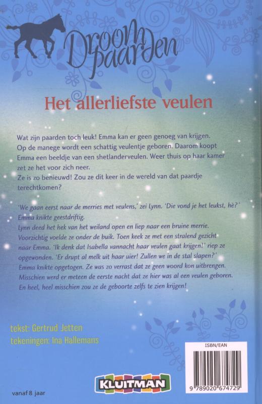 Achterkant van Het allerliefste veulen