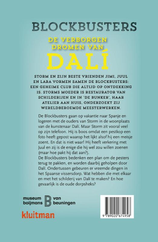 Achterkant van De verborgen dromen van Dali