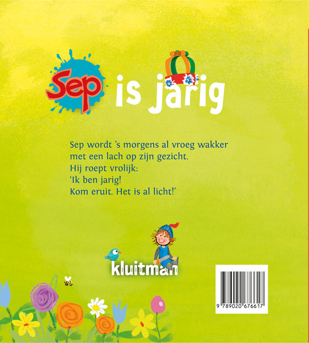 Achterkant van Sep is jarig