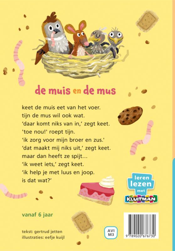 Achterkant van de muis en de mus