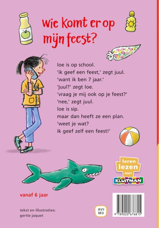Achterkant van wie komt er op mijn feest?