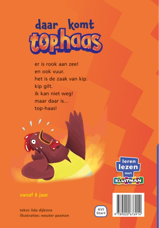 Achterkant van daar komt top-haas!