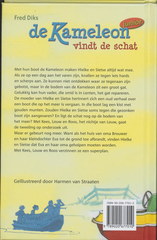 Achterkant van De Kameleon vindt de schat
