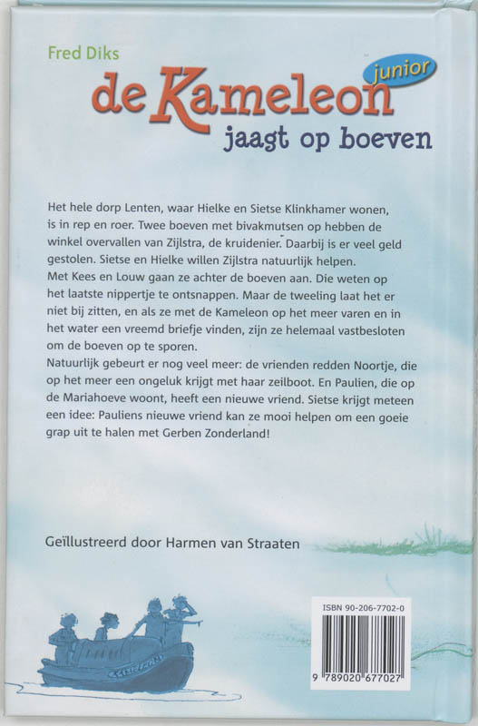 Achterkant van De Kameleon jaagt op boeven