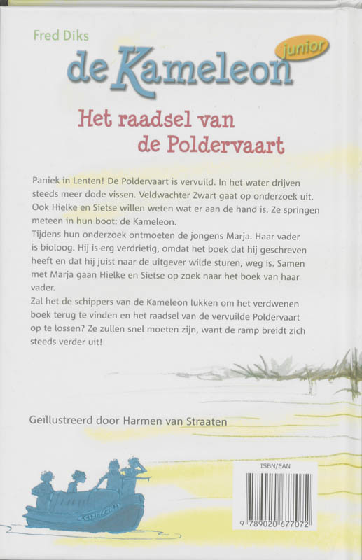 Achterkant van Het raadsel van de Poldervaart