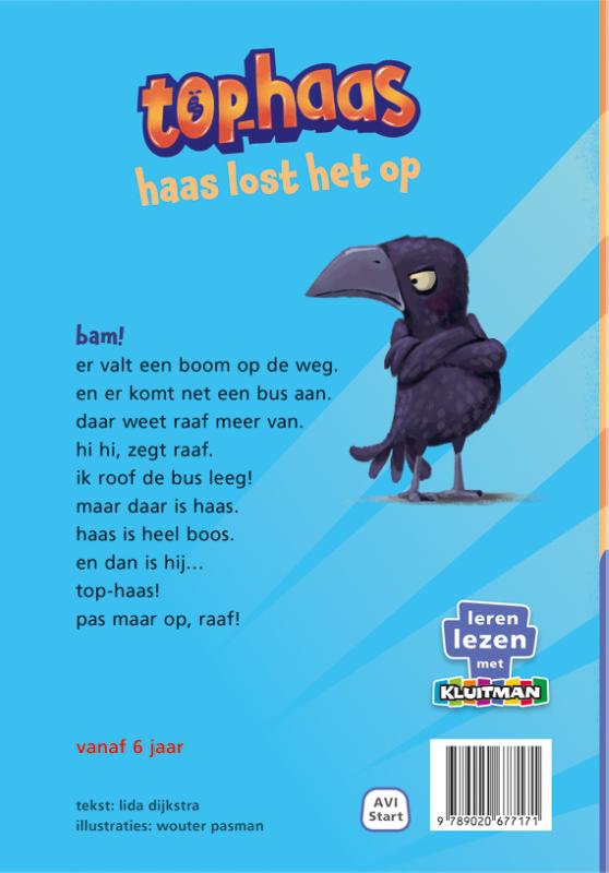 Achterkant van top-haas. haas lost het op