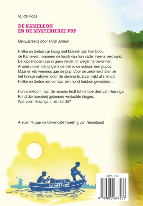 Achterkant van De Kameleon en de mysterieuze pup