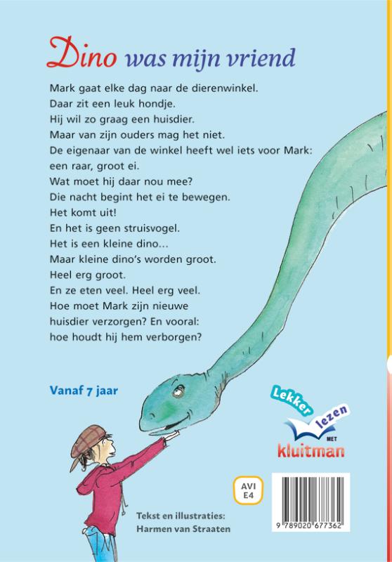 Achterkant van Dino was mijn vriend