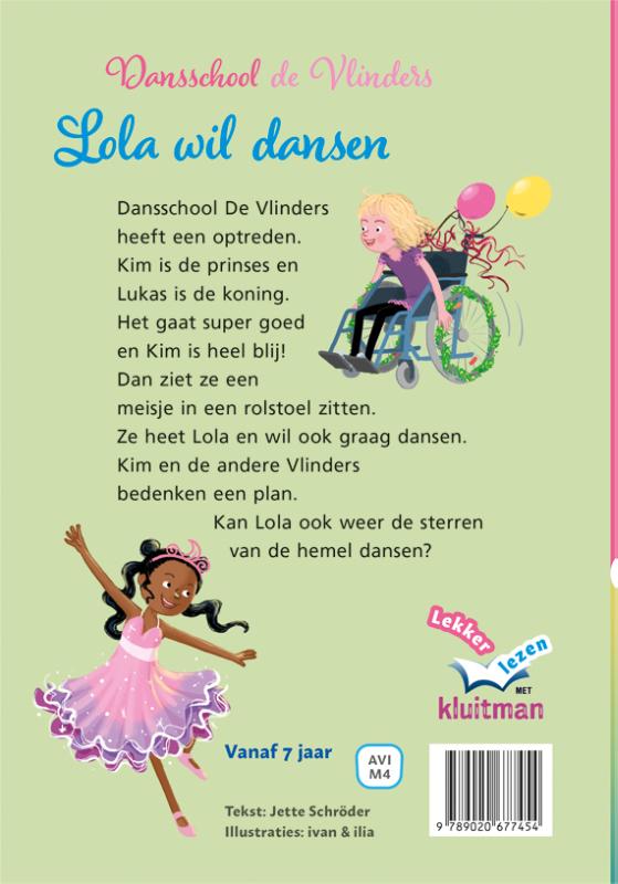 Achterkant van Lola wil dansen