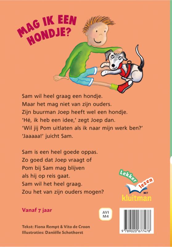 Achterkant van Mag ik een hondje?