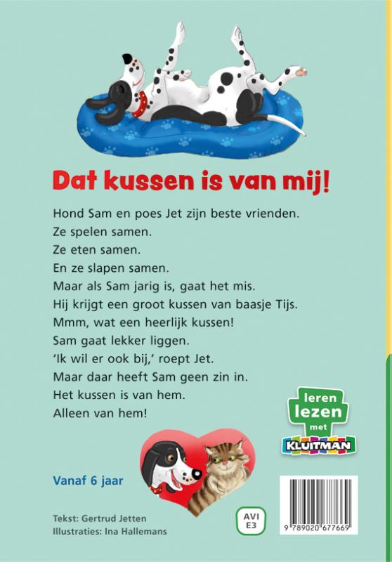 Achterkant van Dat kussen is van mij!
