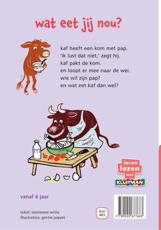 Achterkant van wat eet jij nou?