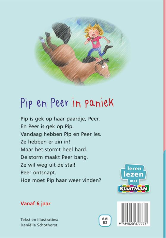 Achterkant van pip en peer in paniek