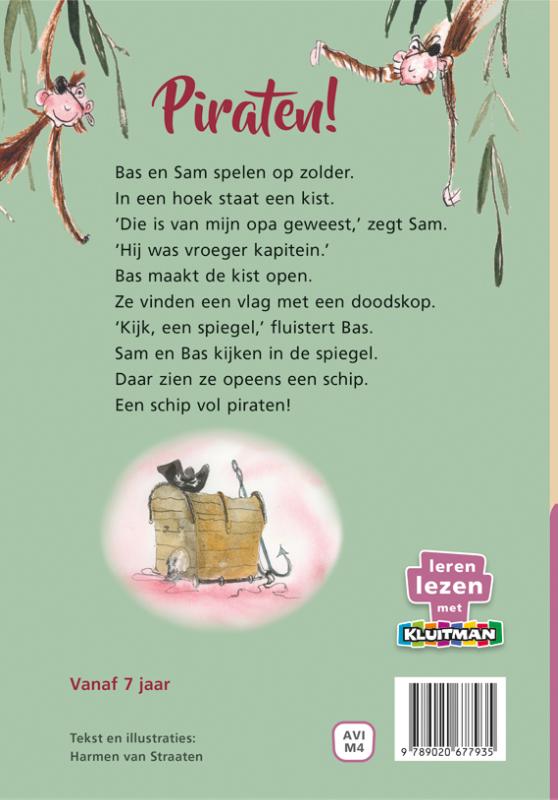 Achterkant van Piraten!