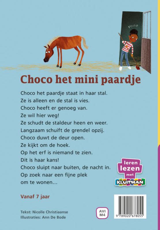 Achterkant van Choco het minipaardje