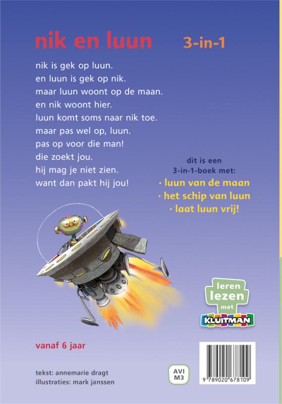 Achterkant van nik en luun 3-in-1