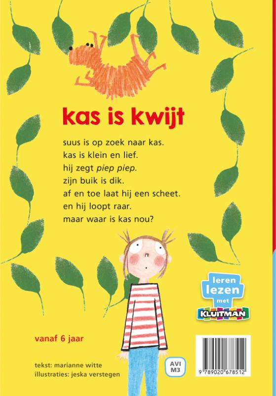 Achterkant van Kas is kwijt