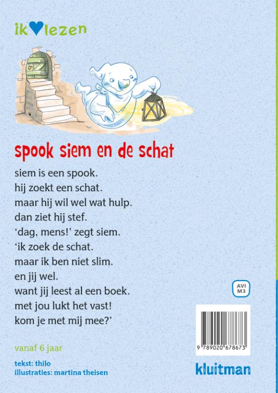 Achterkant van Spook Siem en de schat