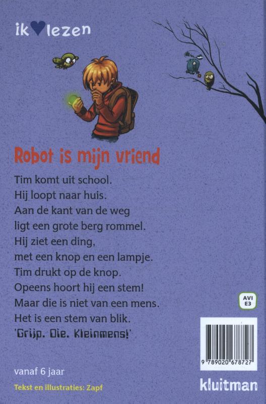 Achterkant van Robot is mijn vriend
