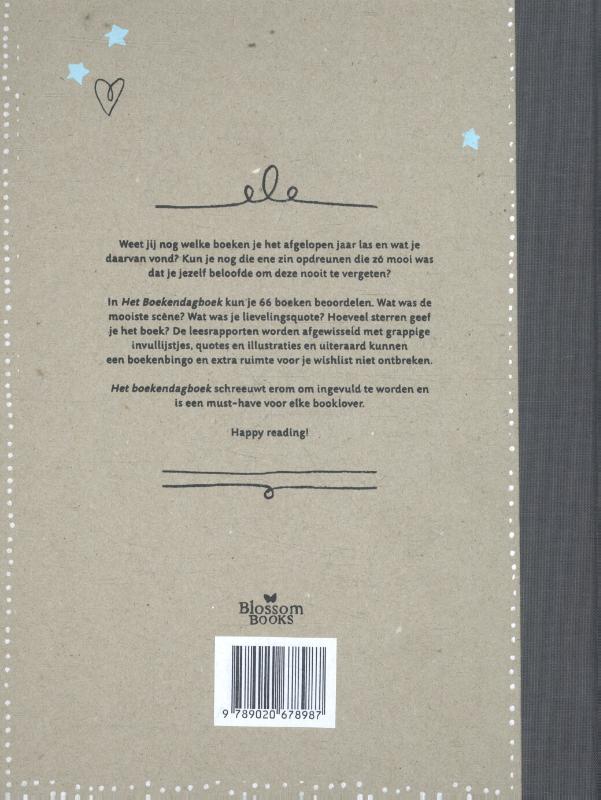Achterkant van Het boekendagboek