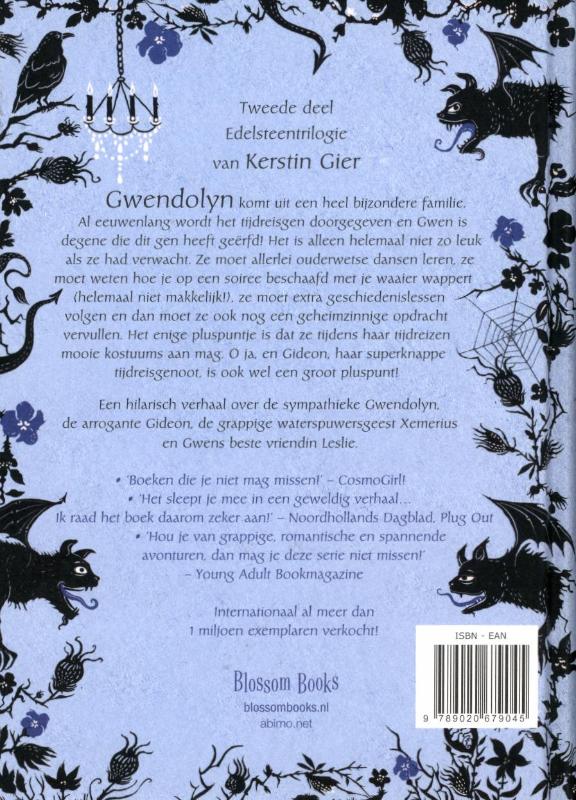 Achterkant van Saffierblauw