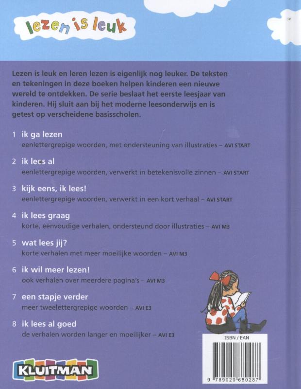 Achterkant van Ik lees al goed