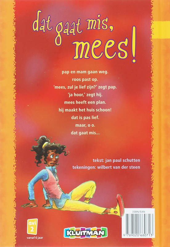 Achterkant van Dat gaat mis Mees!