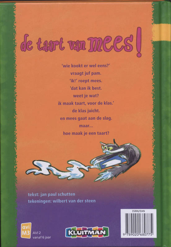 Achterkant van De taart van Mees!