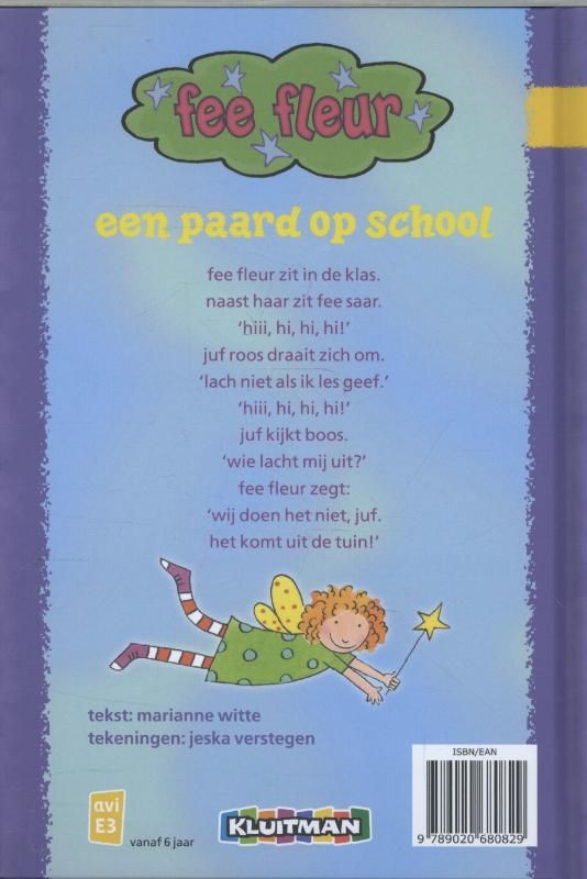 Achterkant van Een paard op school