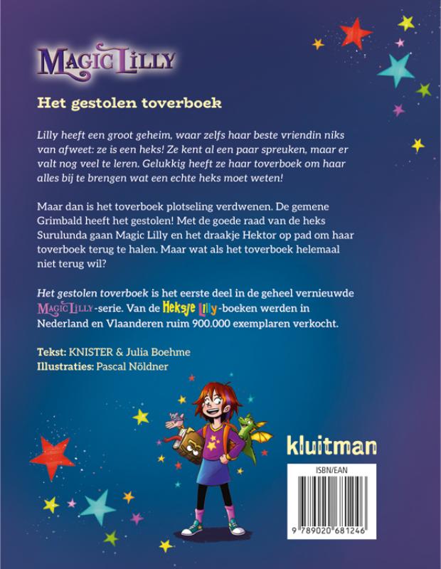 Achterkant van Het gestolen toverboek