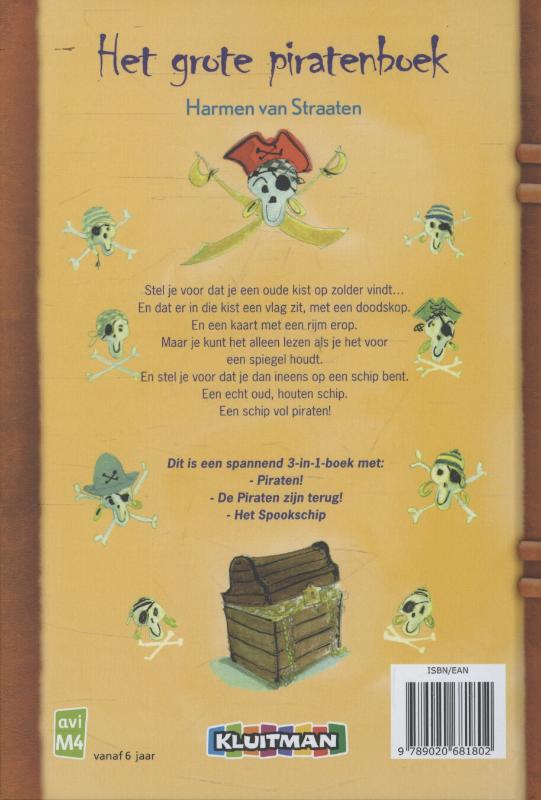 Achterkant van Het grote piratenboek