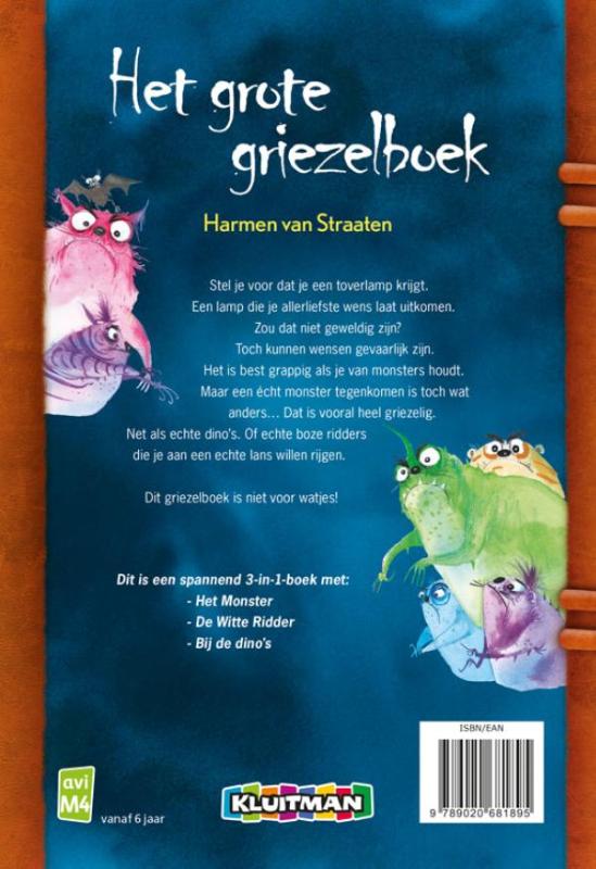 Achterkant van Het grote griezelboek