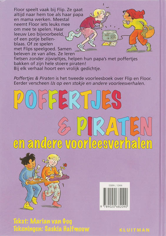 Achterkant van Poffertjes en piraten