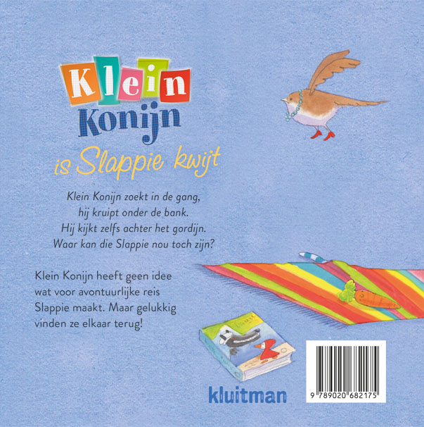 Achterkant van Klein Konijn is slappie kwijt