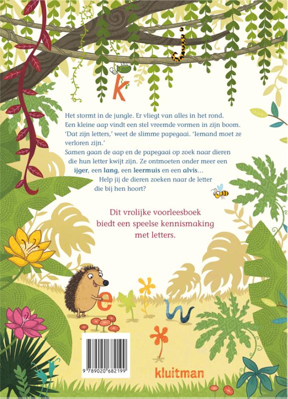 Achterkant van Letterbende