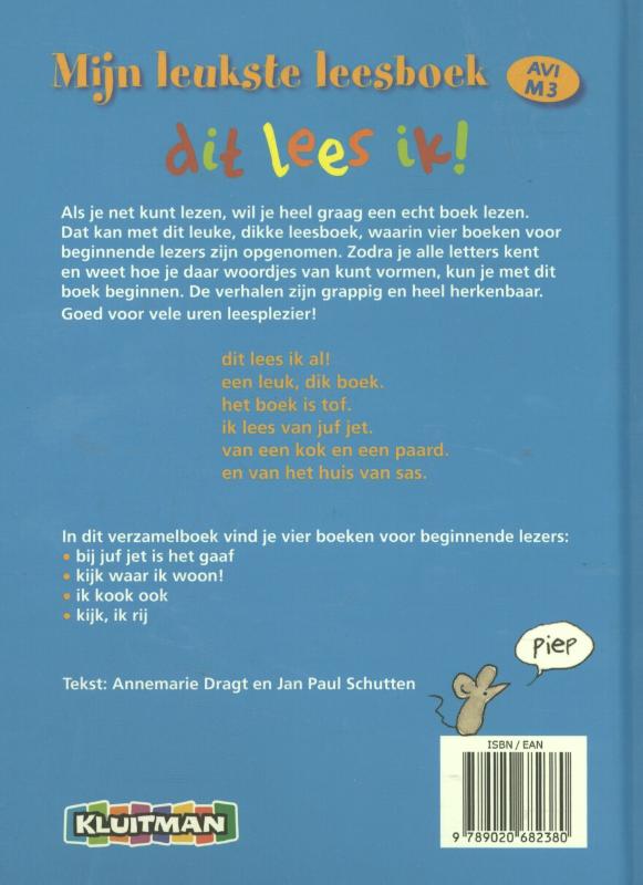 Achterkant van Mijn leukste leesboek