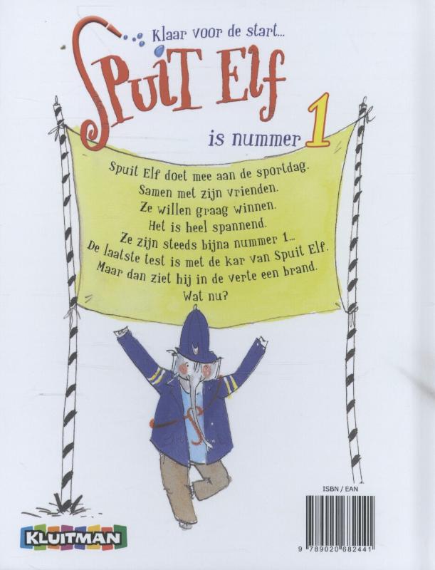 Achterkant van Spuit Elf is nummer 1